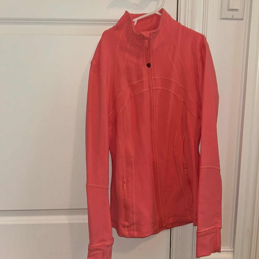 lululemon define jacket size 4 coral
